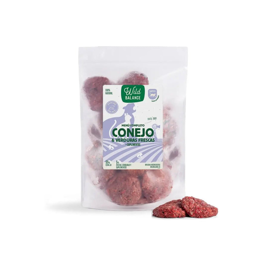 Menú BARF de conill per a gats 1 kg